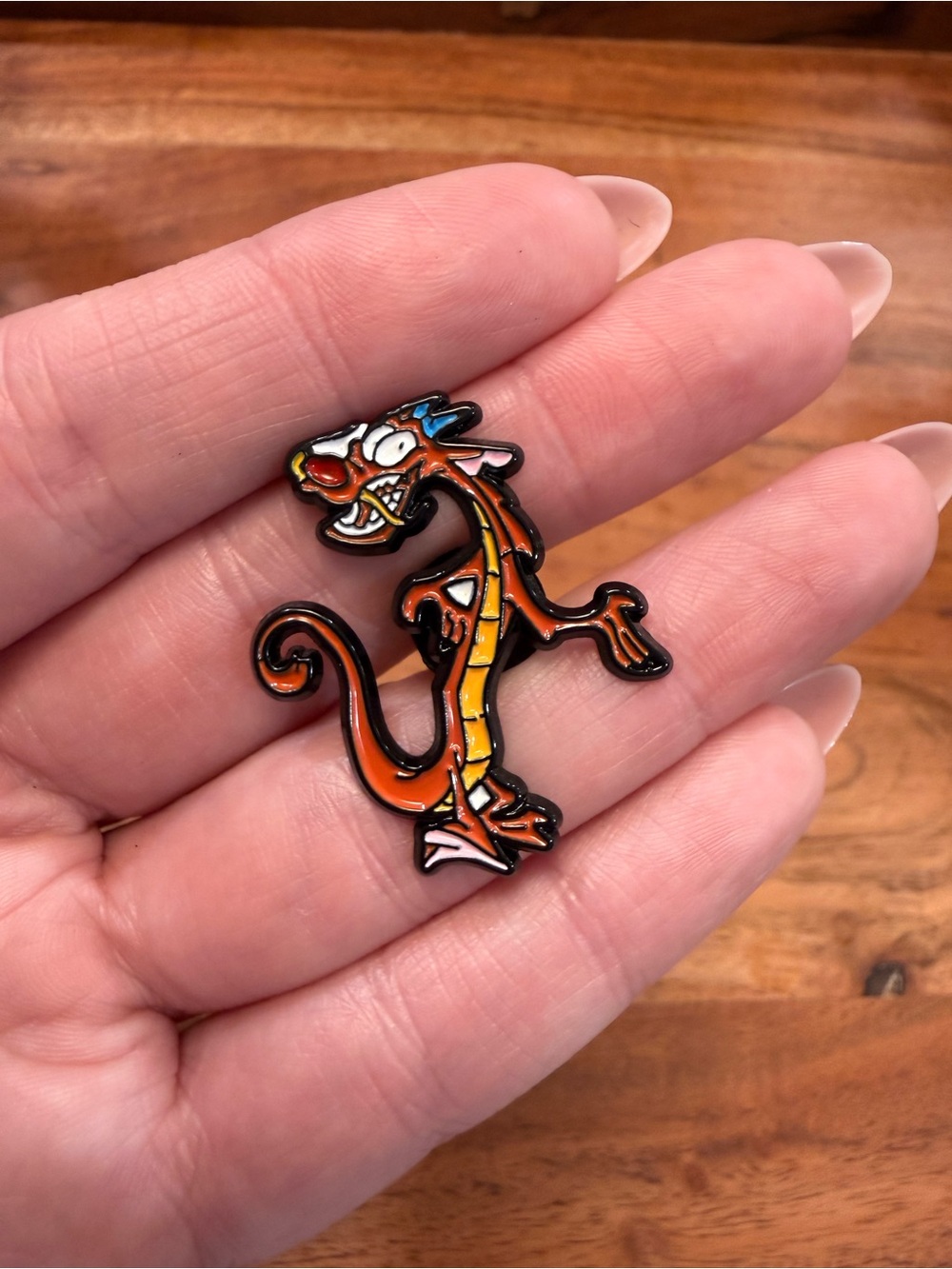 Orange Dragon Enamel Brooch - Women Jewelry Brooches